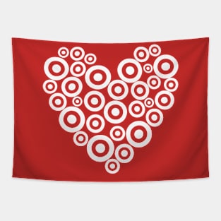 Darts And Hearts Tapestry