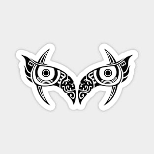 Abstract tribal tattoo with eye concept No. A6 Magnet