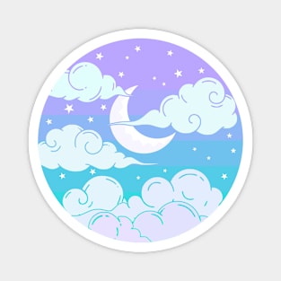 Moon Lit Night Magnet