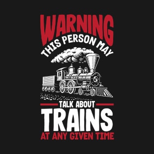 Funny Trainspotter Trainspotting Gift Idea T-Shirt