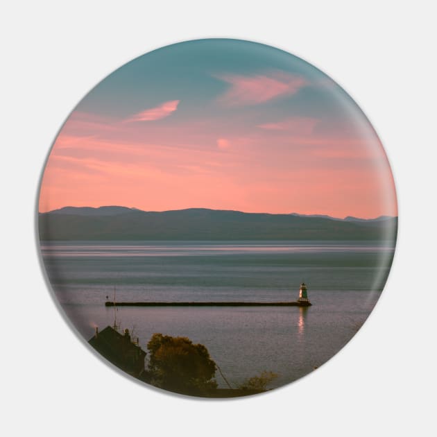 Burlington Breakwater Light Vermont Pin by Enzwell