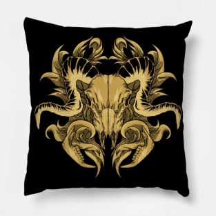 GOAT SKULL Pillow