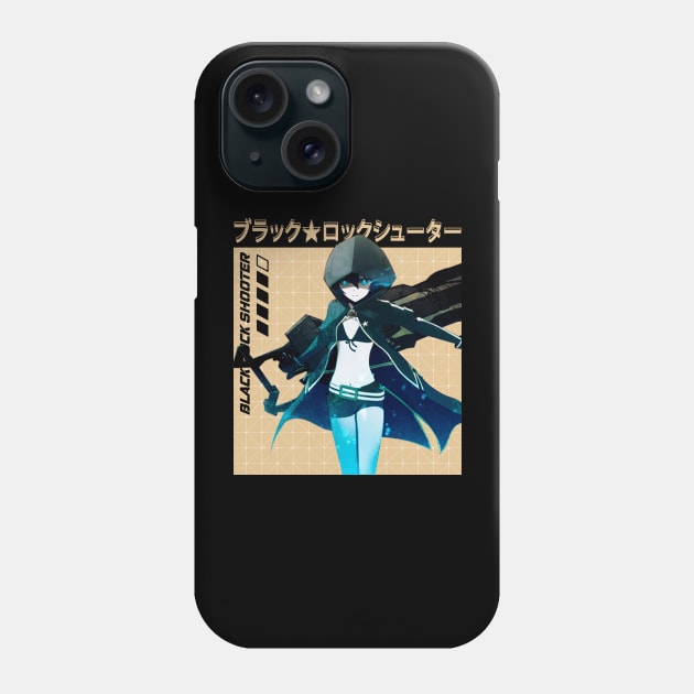 Battlefield of Emotions The Black Rock Shooter Saga Unleashed Phone Case by Skateboarding Flaming Skeleton