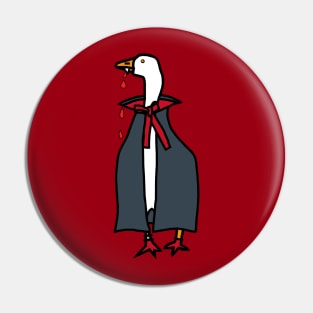 Halloween Horror Vampire Gaming Goose Pin