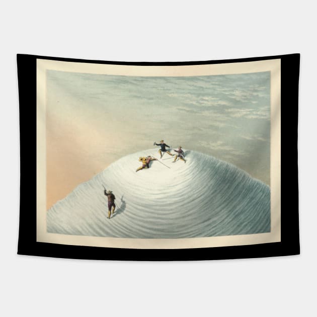 The Summit of Mont Blanc Tapestry by Water Boy