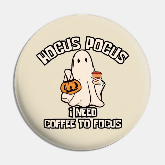 Hocus Pocus I Need Coffee to Focus Pin by undrbolink