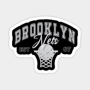 Brooklyn Nets Basketball Magnet