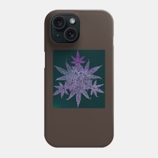 Purple pot mandala Phone Case