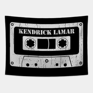 Kendrick Lamar - Vintage Cassette White Tapestry