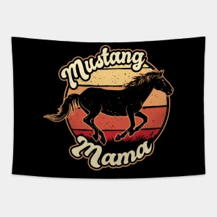 Mustang mama best gift for all Mustang loving ladies Tapestry