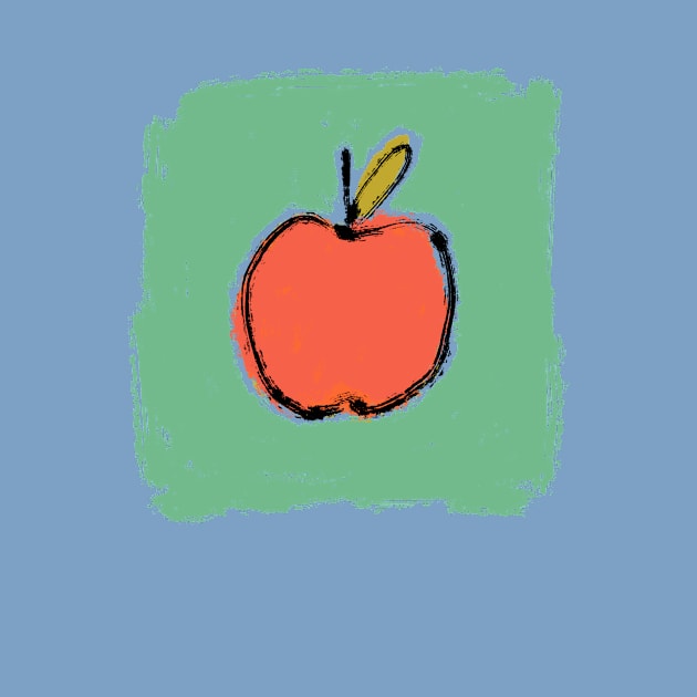 Apple for the Teacher by Shelley Johannes Art