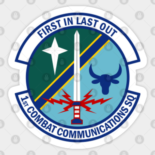 1st Combat Communications Squadron - 1st Combat Communications Squadron - Sticker