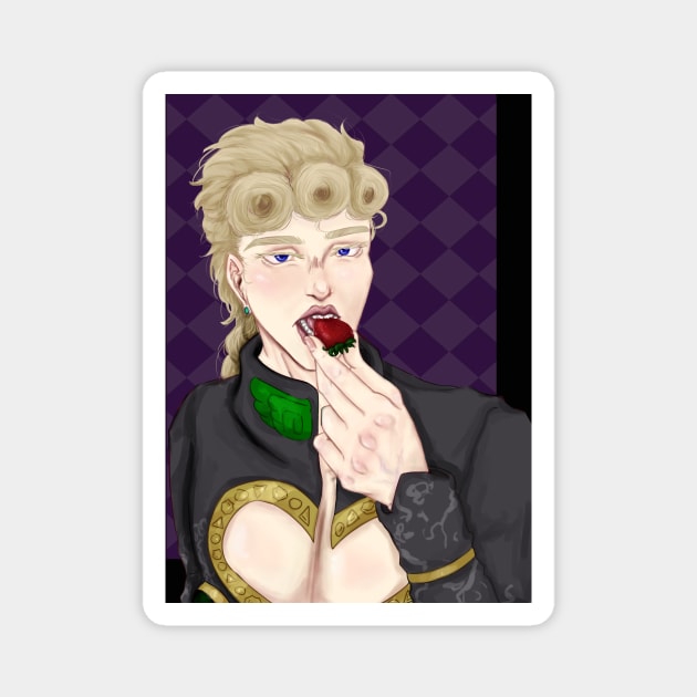 Giorno (strawberry) Magnet by SK00608