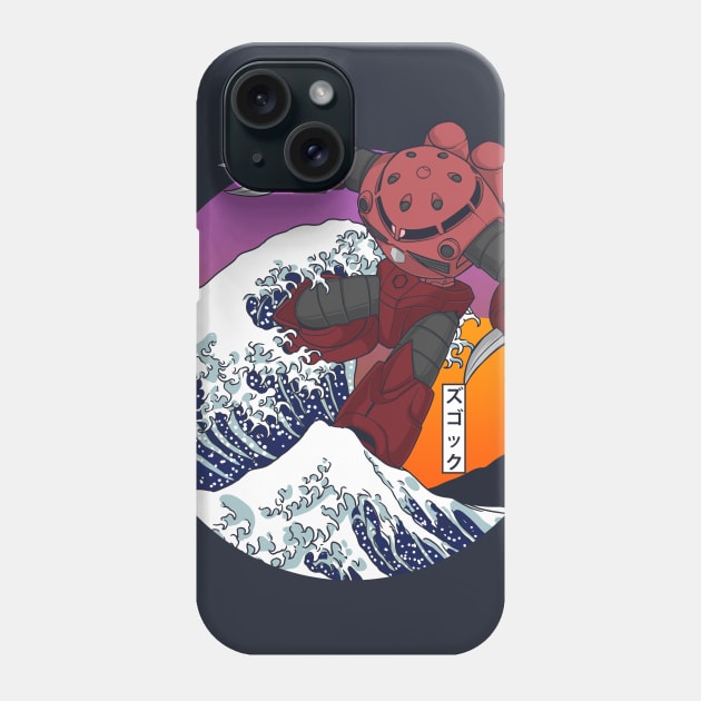 Z'Gok out of Kanagawa Phone Case by WahyudiArtwork