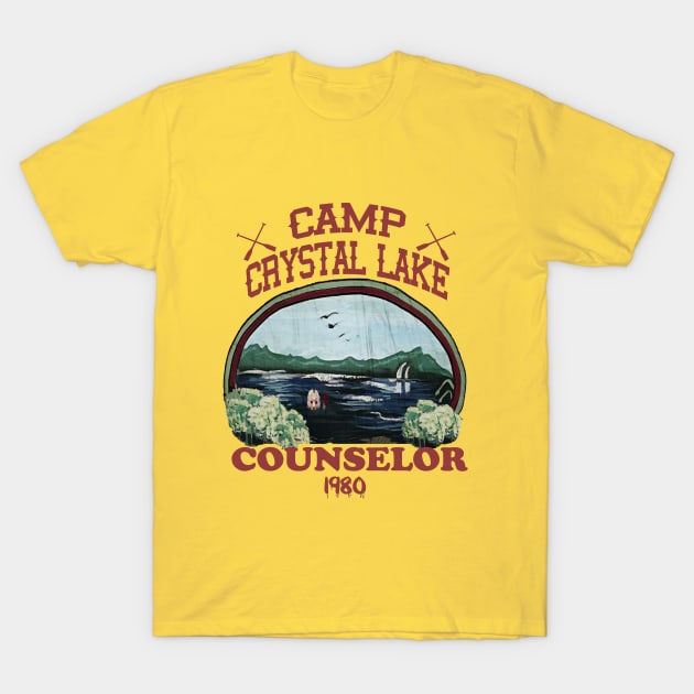 sagging Overskrift flamme Crystal Lake Camp Counselor - Jason Voorhees Friday The 13th - T-Shirt |  TeePublic