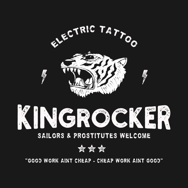 vintage tattoo parlour for sailors and prostitutes by Kingrocker Clothing