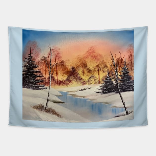 Winter Stillness Tapestry by J&S mason