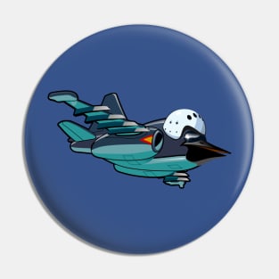 Cartoon fighter plane Pin