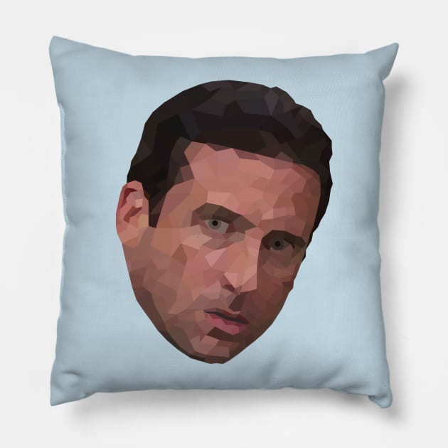 Michael Scott - Low Poly Pillow by TossedSweetTees