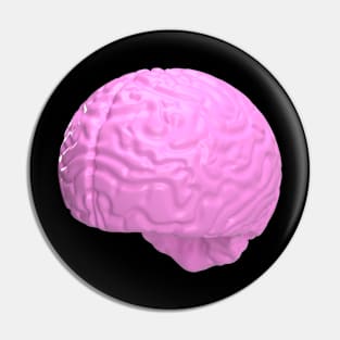 The pink brain Pin