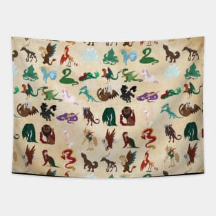 Mythology Pattern Tapestry