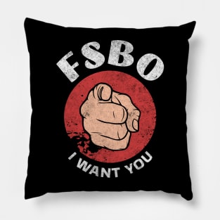 FSBO - I Want You Pillow