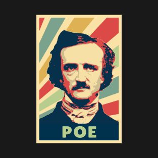 Edgar Allan Poe Vintage Colors T-Shirt