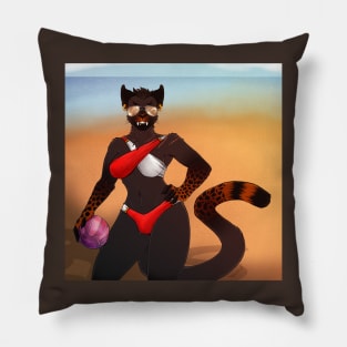 Beach Panther Pillow