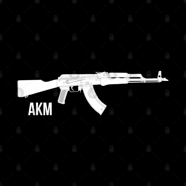 Modernised Kalashnikov Assault Rifle ( AKM ) white by FAawRay