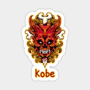 Kobe 神戸市 city demon Magnet