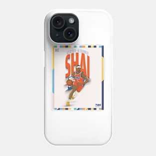 Shai Gilgeous-Alexander Poster Phone Case