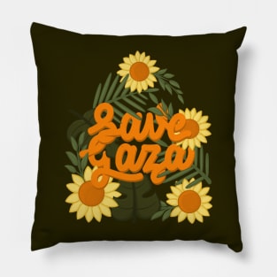 save gaza Pillow