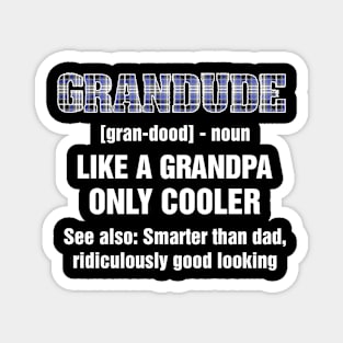 GRANDUDE Cool Grandpa Definition Magnet