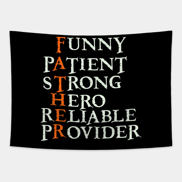 Father's Day Gifts, Funny Father's Day Journal & t-shirt Tapestry by chouayb