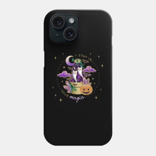 Halloween Crystal Lava Lamp Quote Phone Case