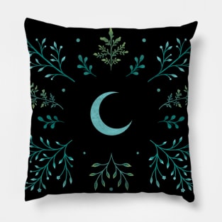 Crescent Moon Garden Pillow