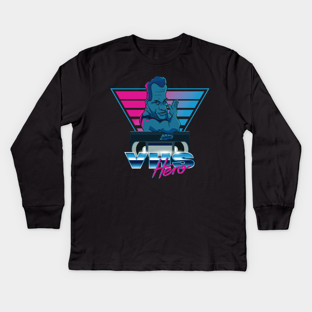 Vhs Hero Van Damme Jean Claude Van Damme Kinder Long Sleeve T Shirt Teepublic De