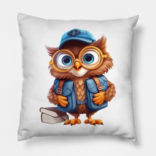 Back To School Owl Pillow