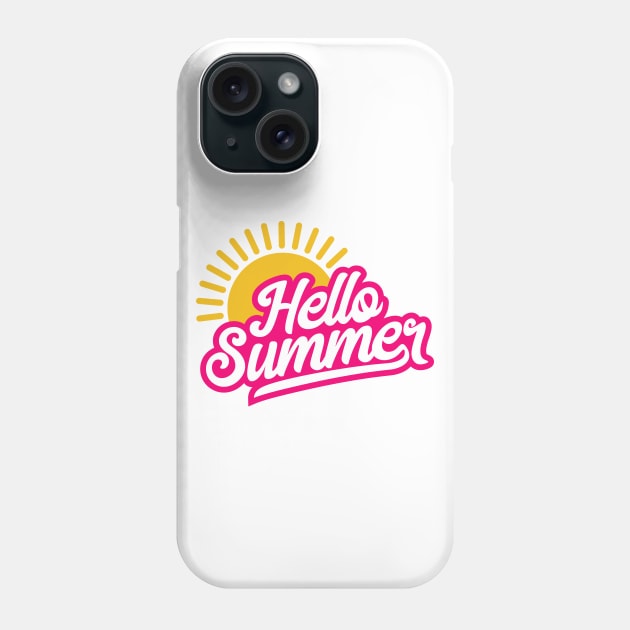 Hello Summer Phone Case by Ombre Dreams