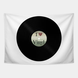 I love vinyl - Vintage Tapestry