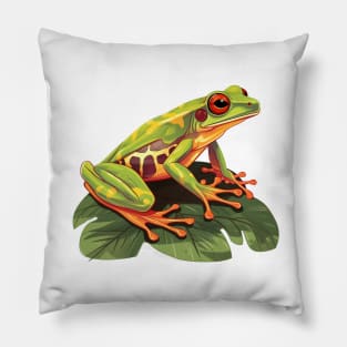 Red Eyed Tree Frog Pillow