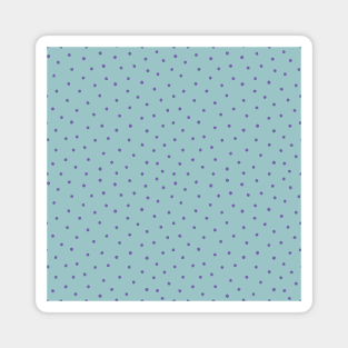 Random scattered dots, abstract minimalistic print Magnet