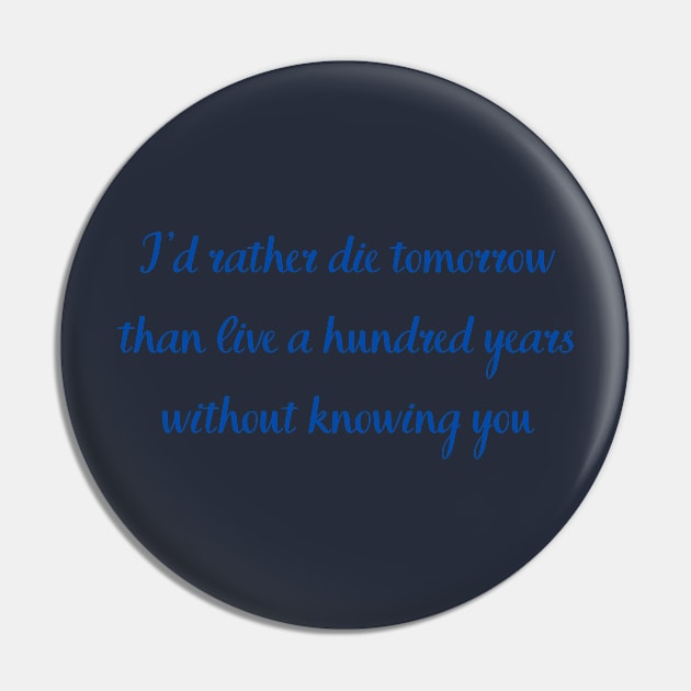 Romance Quote Pin by Felicity-K