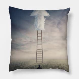 ladder to clouds Pillow