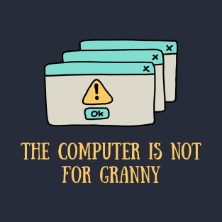 The computer is not for granny T-Shirt