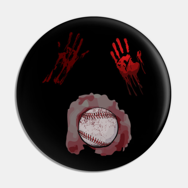 Halloween Zombie Baseball Player Baseball Zombie Ball Gift Halloween Zombie Baseball Player Baseb Pin Teepublic Au
