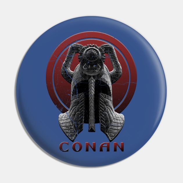 conan barbarian head vintage Pin by chokiBrownies