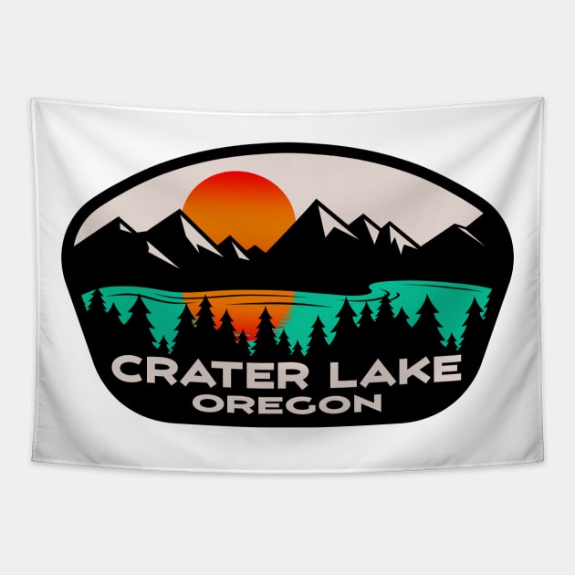 Crater Lake National Park Oregon Tapestry by heybert00