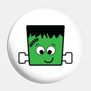 Cute Frankenstein Face Pin