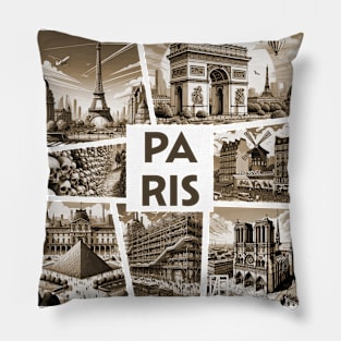 FRENCH CITY - PARIS - TRAVEL -2 Pillow